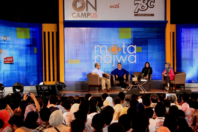 Foto | Talkshow Mata Najwa Disambut Antusiasme mahasiswa