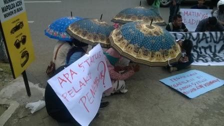Mahasiswa Sebut Penegak Hukum di Aceh Singkil Cacat Keadilan