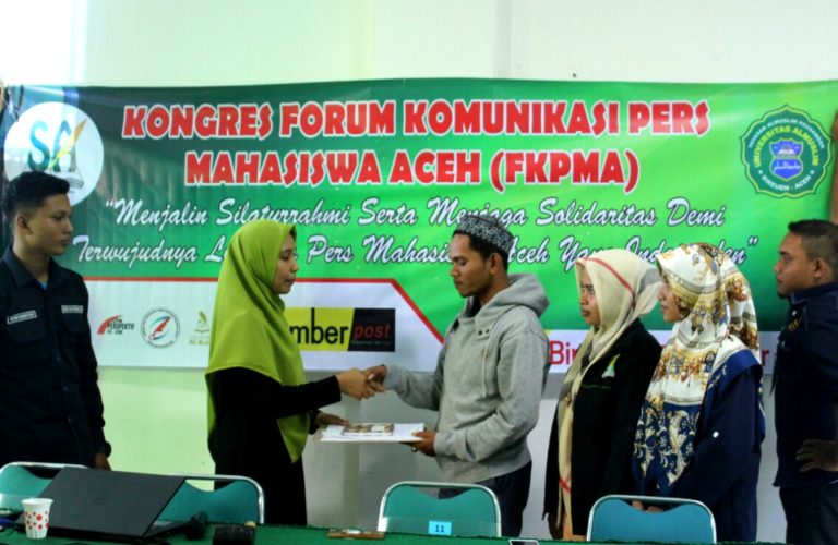 Nazaruddin Pimpin Forum Komunikasi Pers Mahasiswa Aceh