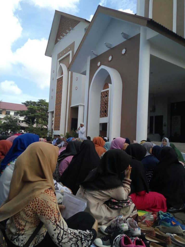 13 Tahun Tsunami, Mahasiswa Fakultas Adab Doa Bersama