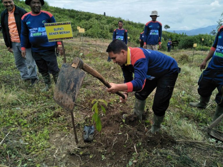 Bupati Bener Meriah Komitmen Rehabilitasi Kawasan Hutan Lindung