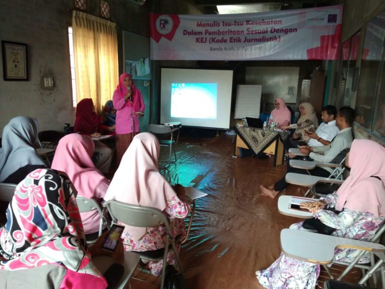 FJPI Aceh Gelar Pelatihan Jurnalistik Terkait Isu-Isu Kesehatan