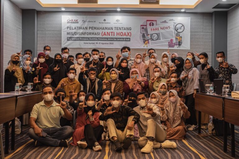 GeRAK Bekali 39 Pemuda Aceh Cara Menangkal Berita Hoax