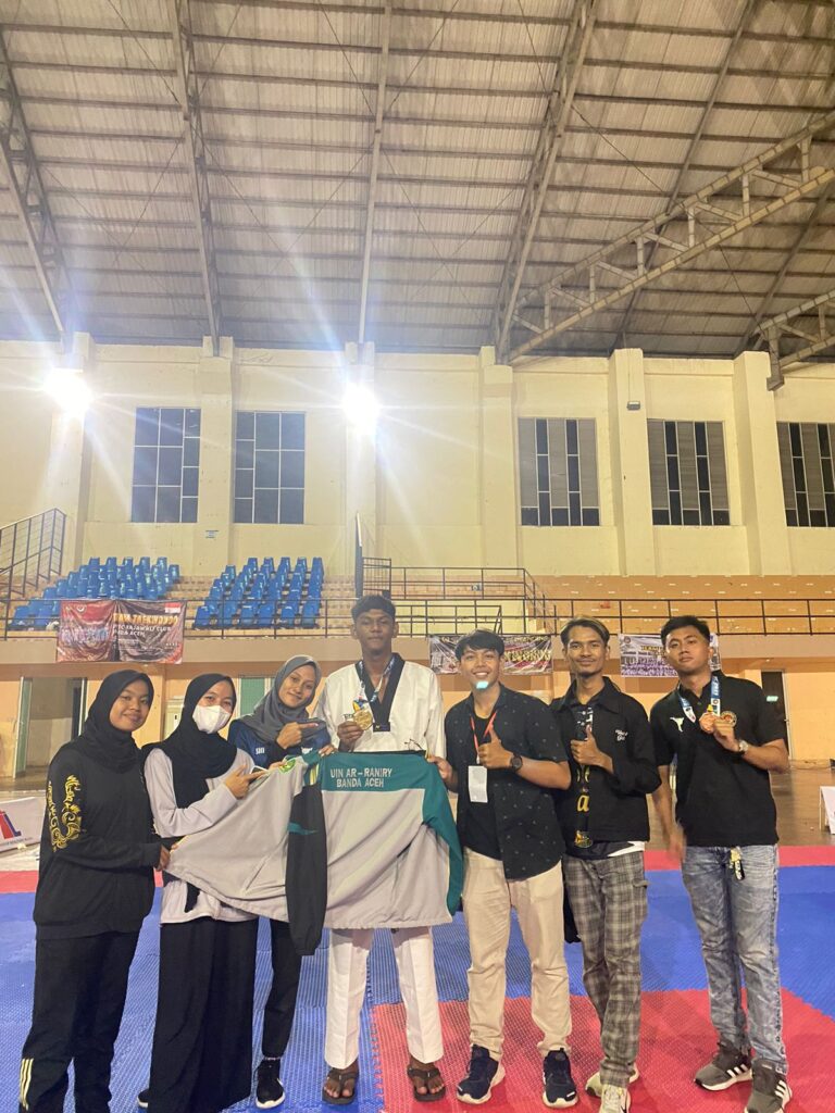 Taekwondo UIN Ar-Raniry Berhasil Raih Satu Medali Emas dan Lima Perunggu di Ajang BTC 2023