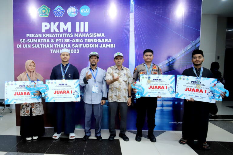 UIN Ar Raniry Borong 3 Emas di Cabang MHQ PKM Jambi