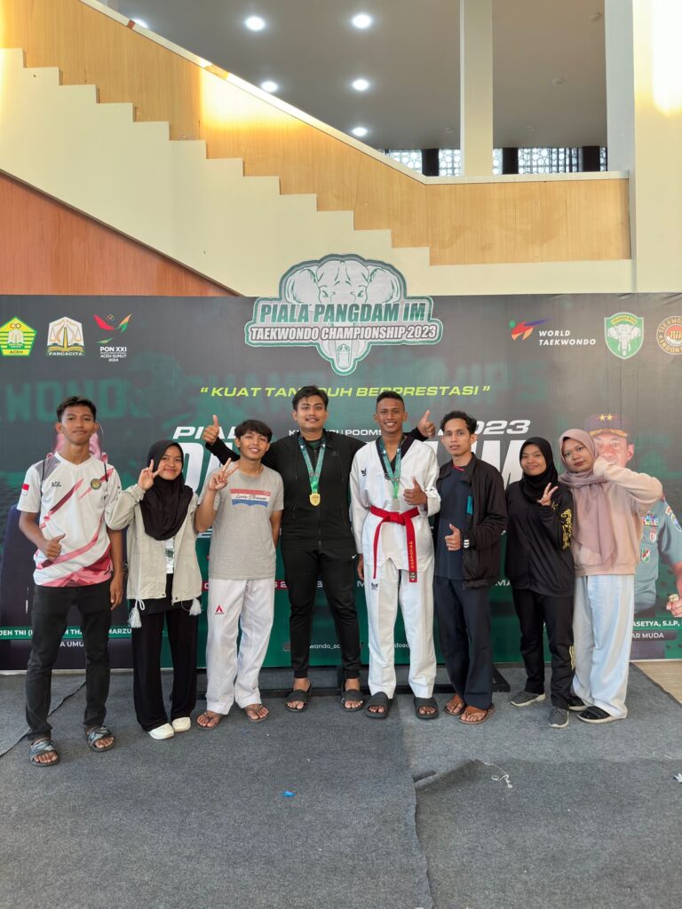 Wakili Daerah Asal, Atlet UKM Taekwondo UIN Ar-Raniry Raih Medali di Kejuaraan Pangdam