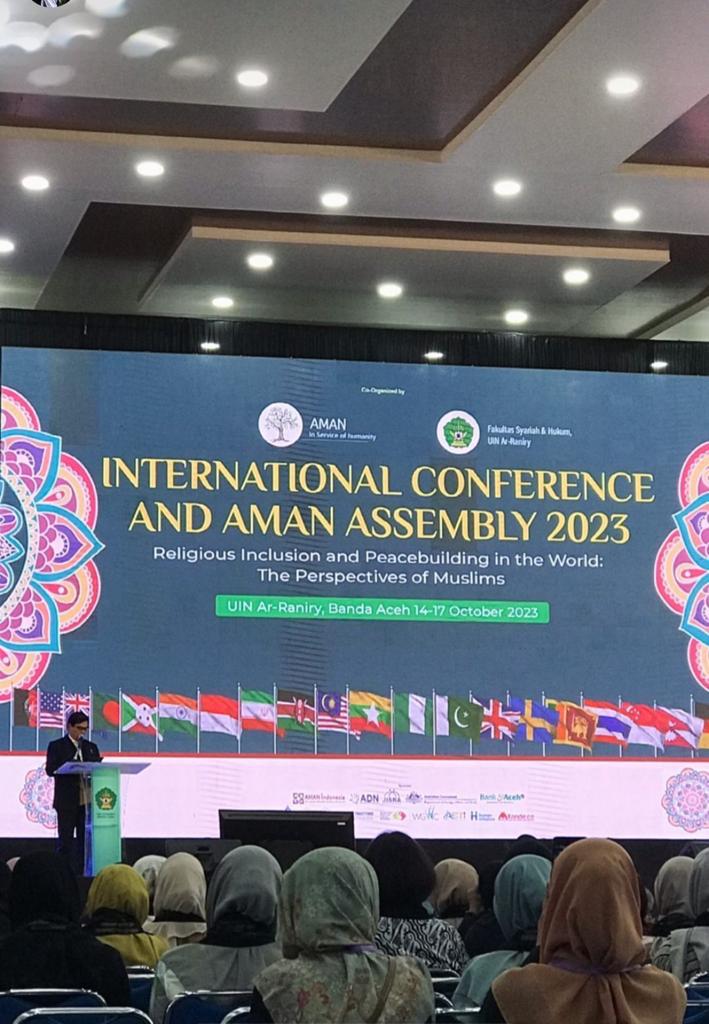 Rektor UIN Ar-Raniry : Forum AMAN Assembly 2023 diharapkan Mampu Melahirkan Rekomendasi Bagi Negara yang Masih Berkonflik