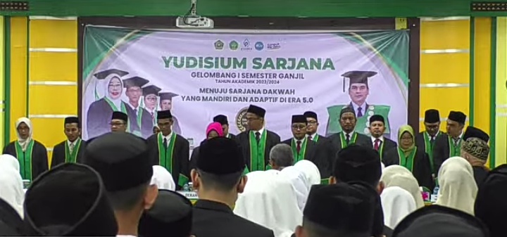 FDK UIN Ar-Raniry Gelar Yudisium Sarjana Gelombang I