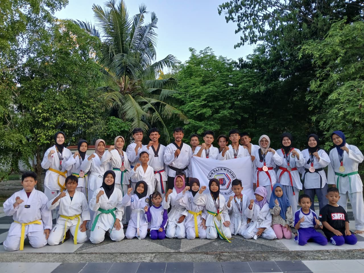 100 Persen Atlet UKM Taekwondo UIN Ar-Raniry Sukses Raih Medali pada Taekwondo Aceh Student Championship 2.0