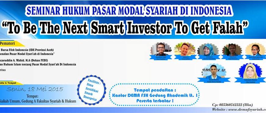 DEMA FSH Bakal Gelar Seminar Investasi