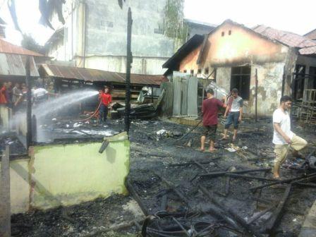 Empat Rumah Terbakar di Darussalam