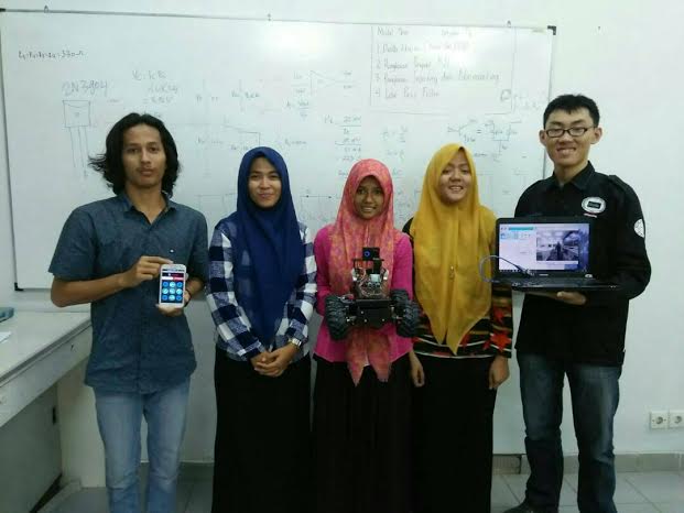 Mahasiswa Unsyiah Ciptakan Robot Deteksi Korban Bencana