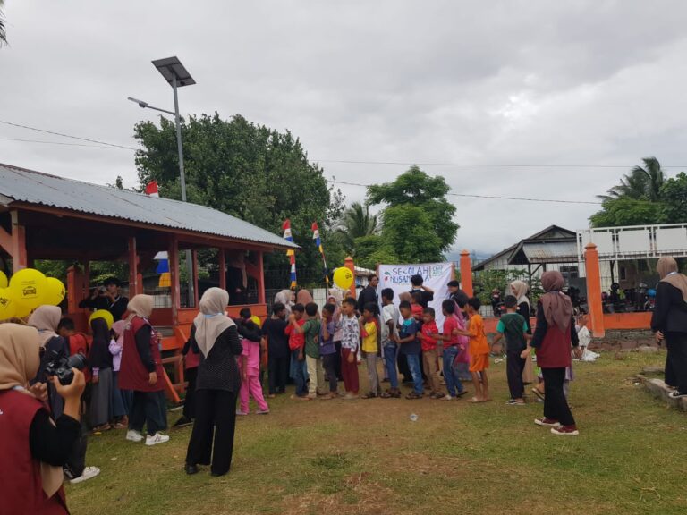 Komunitas SAN Chapter Aceh 2023 Resmikan Sekolah Nusantara