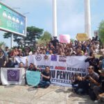 Tolak RUU Penyiaran, Jurnalis Aceh Gelar Demo di DPRA