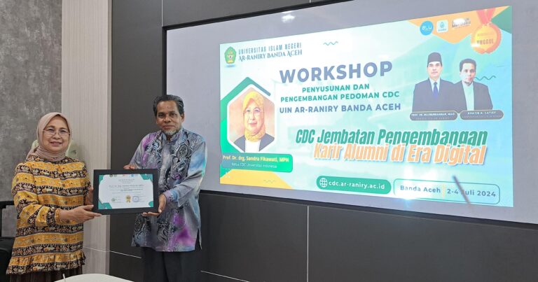 CDC UIN Ar-Raniry Laksanakan Workshop Penyusunan dan Pengembangan Pedoman CDC