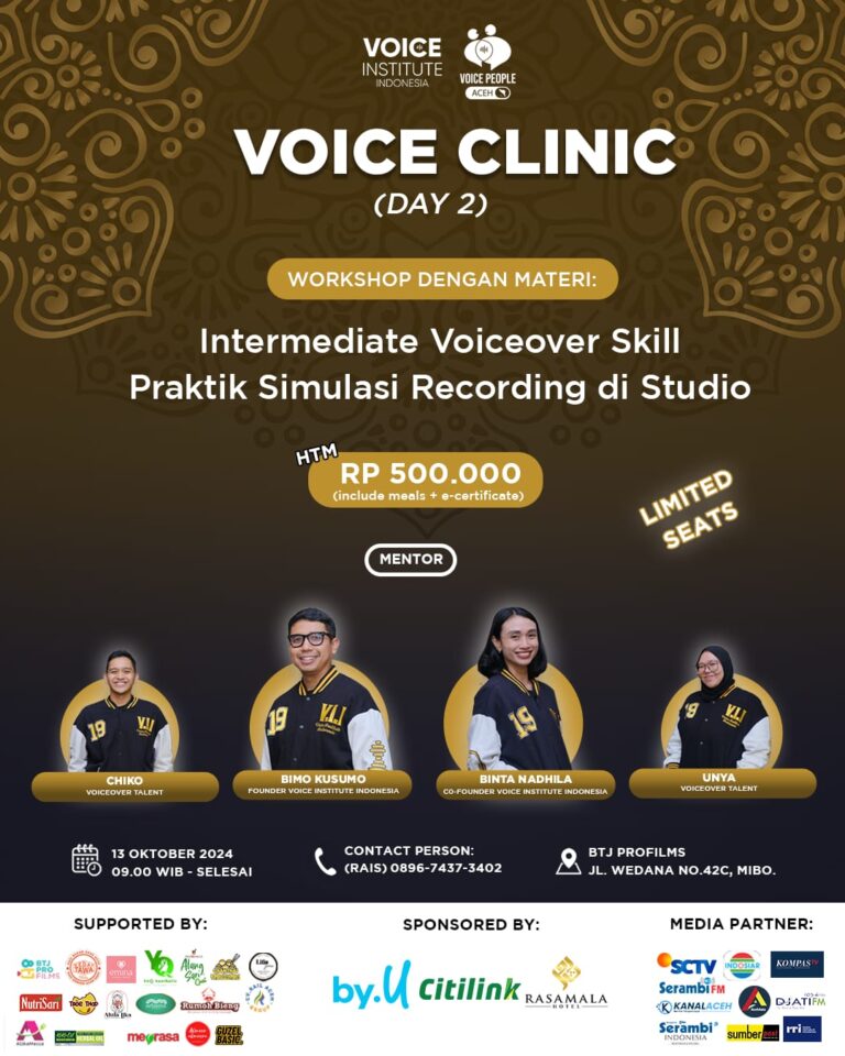 H-2 Launching, Komunitas Voice People Aceh Diserbu Antusiasme Peserta