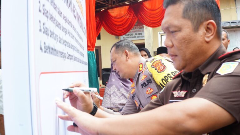 BNN Dukung Peluncuran Kampung Bebas Narkoba di Gampong Lamraya, Langkah Konkret untuk Lingkungan Bebas Narkoba