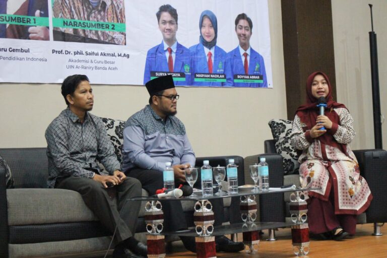 SEMA UIN Ar-Raniry Banda Aceh Gelar Diskusi Arah Baru Indonesia: Menyongsong Lima Tahun yang Lebih Baik