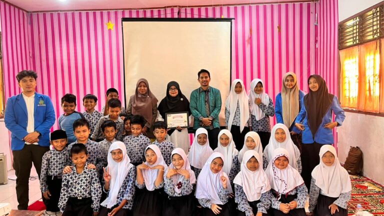 Mahasiswa KPI UIN Ar-Raniry Adakan Seminar Edukasi Air Bersih di SDN 46 Banda Aceh