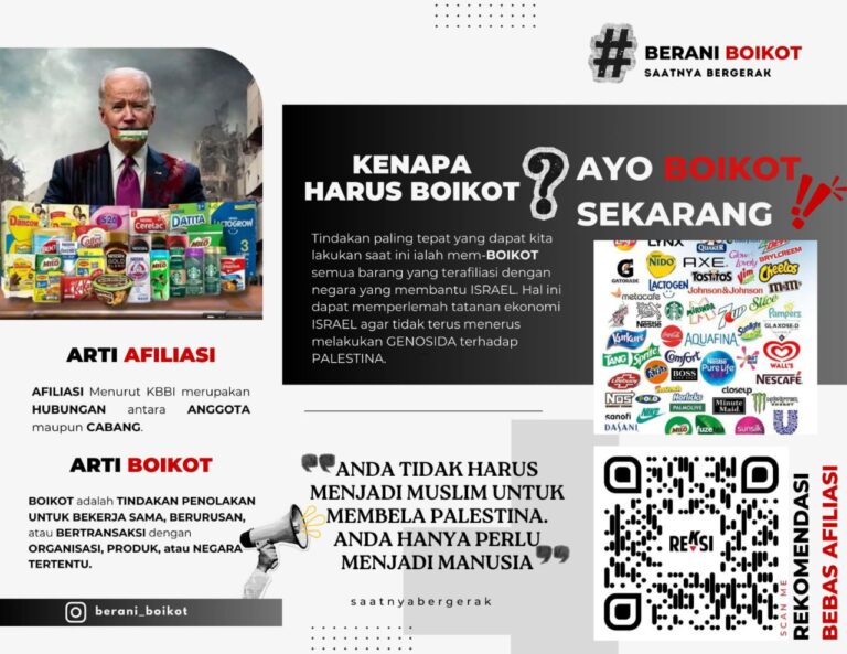 Jejak Uang, Bagaimana Produk Afiliasi Israel Menopang Agresi Zionis