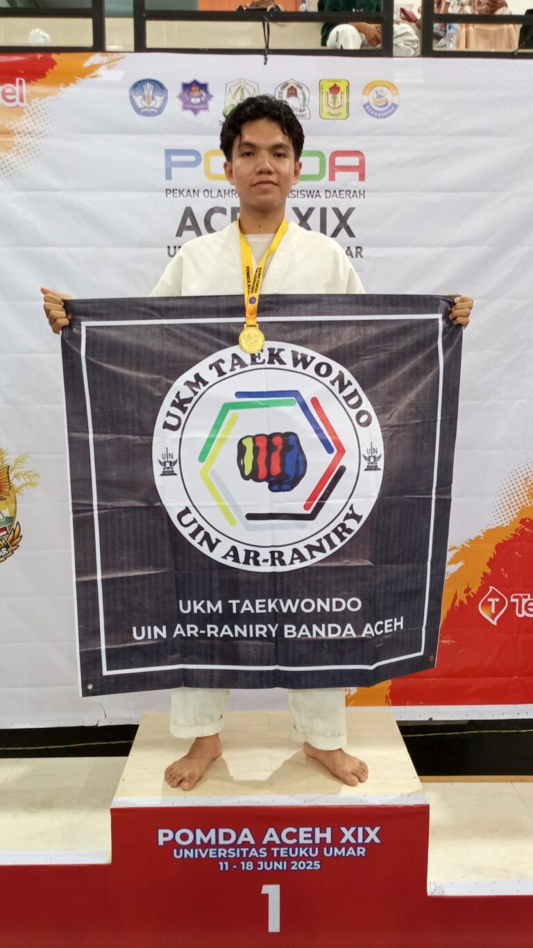 Sufardi NZ, Mahasiswa UIN Ar-Raniry Yang Raih Medali Emas di POMDA 2025