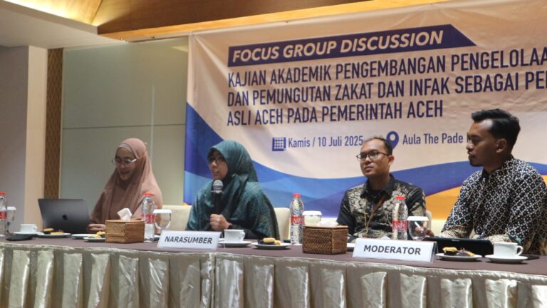 BPKA dan FEBI UIN Ar-Raniry Hasilkan Rekomendasi Pengelolaan dan Pemungutan Zakat di Aceh