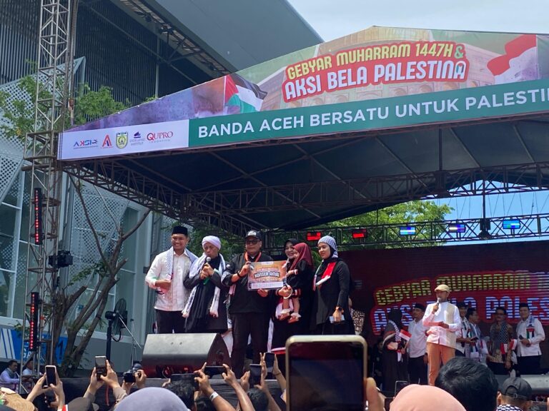 Walikota Banda Aceh Pimpin Aksi Bela Palestina, Donasi Mencapai 2 Miliar