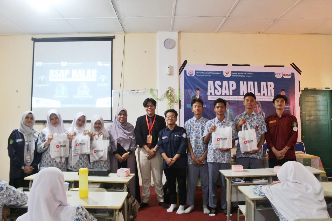DEMA Psikologi UIN Ar-Raniry edukasi siswa tentang adiksi di MAN Rukoh