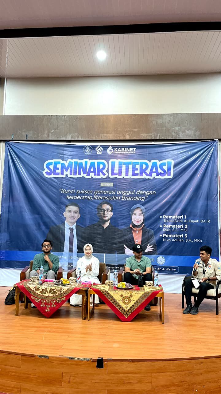 Seminar Literasi: Kunci Sukses Generasi Unggul Melalui Leadership, Literasi, dan Branding