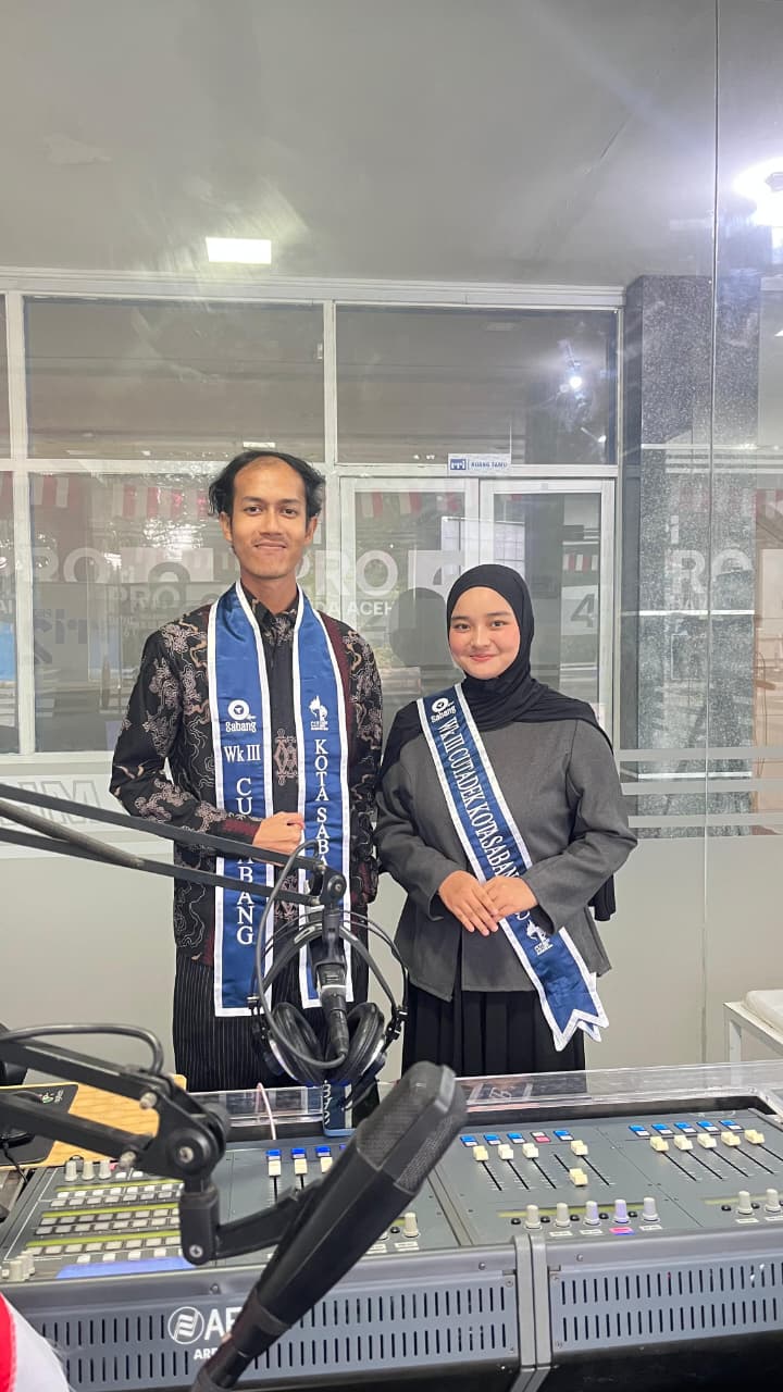 Duta Wisata Sabang 2025, Cut Abang Ari dan Cut Adek Jihan Promosikan Pesona Sabang di RRI Banda Aceh
