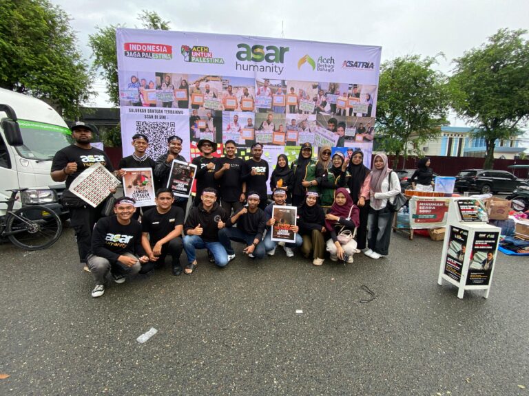 Ksatria Asar Humanity Ajak Masyarakat Banda Aceh Suarakan Kepedulian Untuk Palestina