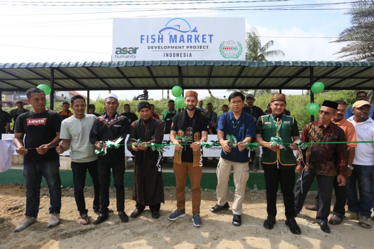 ASAR Humanity Bangun Pasar Ikan Baru di Geudong, Aceh Utara