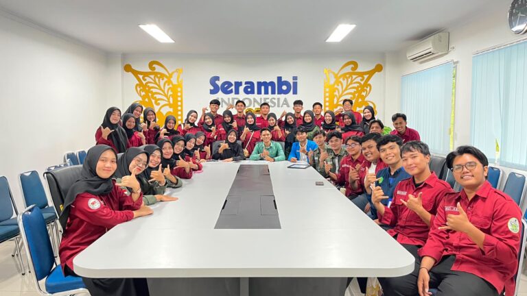 Communication Tour 2026, Mahasiswa KPI UIN Ar-Raniry Kunjungi Serambi Indonesia
