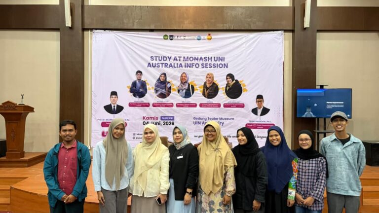 LDC UIN Ar-Raniry Gelar Study at Monash University Australia Info Session, Buka Wawasan Pelajar Aceh Menuju Pendidikan Global