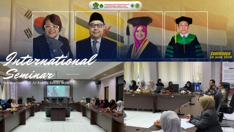 Konferensi Internasional Perdana Senat Mahasiswa Pascasarjana UIN Ar-Raniry Hadirkan Akademisi dari Indonesia, Brunei Darussalam, dan Korea Selatan