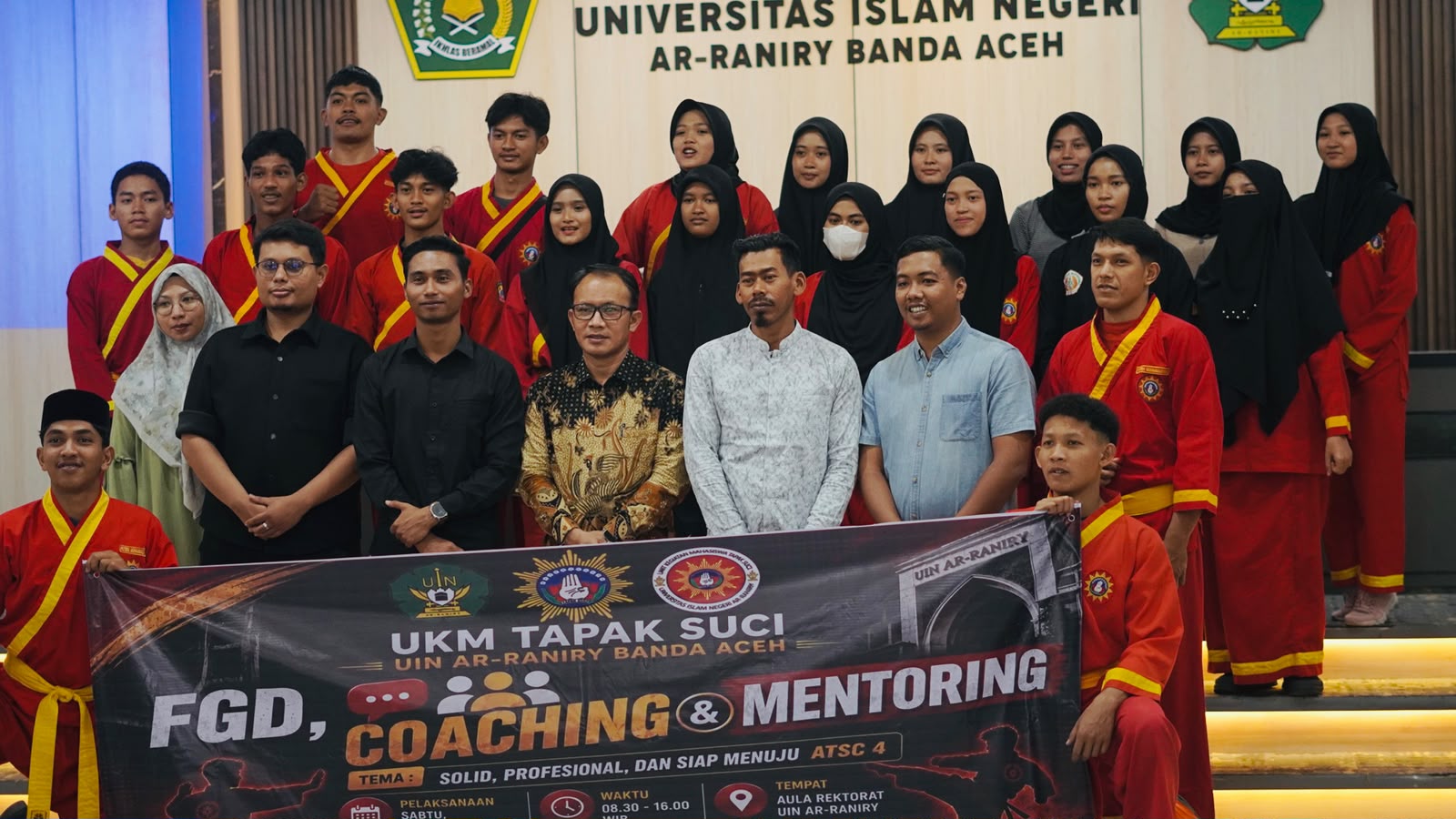 UKM Tapak Suci UIN Ar-Raniry Gelar FGD dan Mentoring Persiapan ATSC Keempat